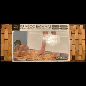 Bamboo bath mat